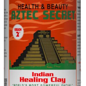Aztec Secret – Indian Healing Clay – Deep Pore Cleansing Facial & Body Mask – The Original 100% Natural Calcium Bentonite Clay – New Version 2-32 Oz (Pack of 1)