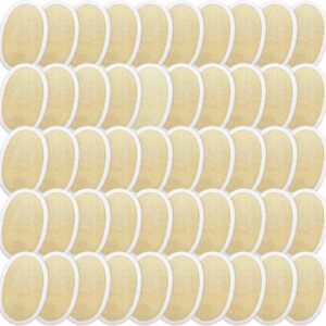 50 Pieces Exfoliating Loofah Pad Body Scrubber Bath Shower Loofah Sponge Pad Natural Exfoliating Scrubber Luffa Brush Close to Skin for Men Women Shower Bath and Spa